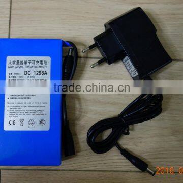 Rechargeable Li-ion Battery DC 12V 9800mAh / 9800mAh Rechargeable Li-ON Battery