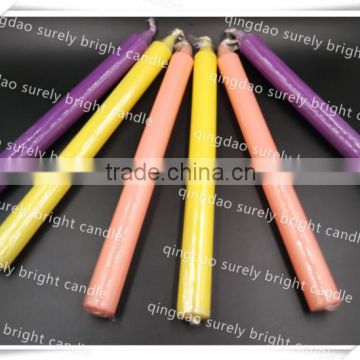 inexpensive household color scented small thin taper candles