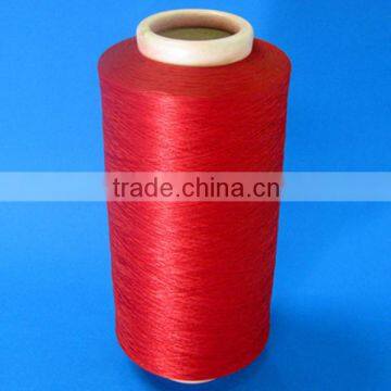 polyester textured yarn spun dyed yarn polyester dyed yarn manufacturer