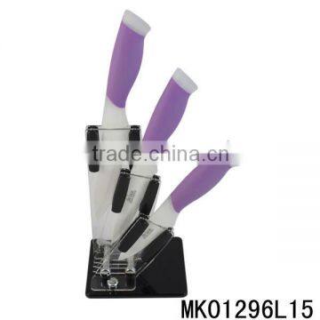 With actylic holder ceramic fillet knife