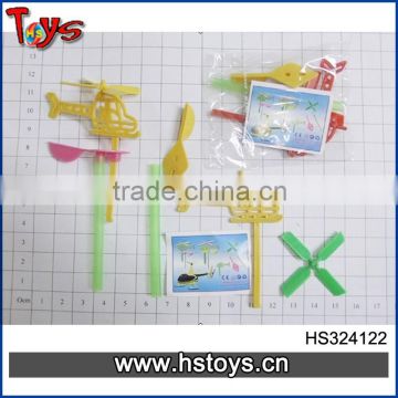 plastic good price custom puzzle mini plastic toy airplane