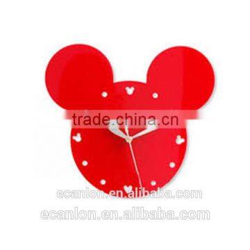 Kids Micky Mouse wall clock for kindergarten