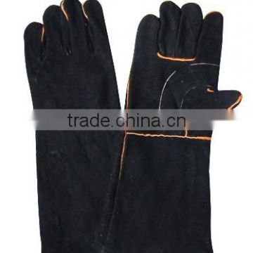 Cow split leather welding glove,safety glove