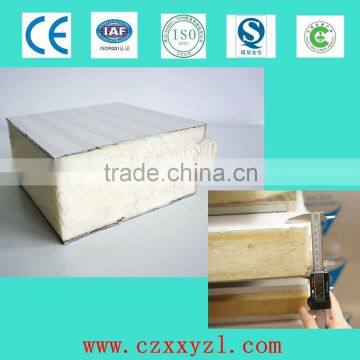 100mm polyurethane pu sandwich panel sheets for cold rooms