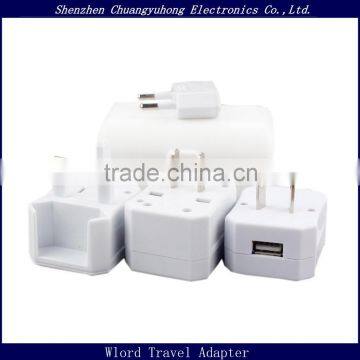 Online Shopping Cheap Price Universal Power Adapter Travel Converter AU EU UK World Travel Adapter With USB