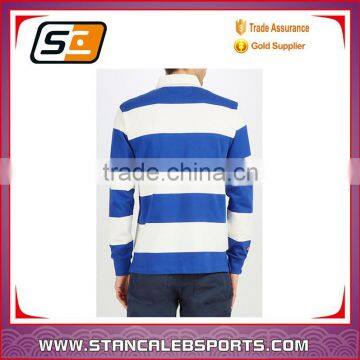 Stan Caleb 2015 High Quality Sublimation Men Long Sleeve Rugby Polo Shirt photo-3