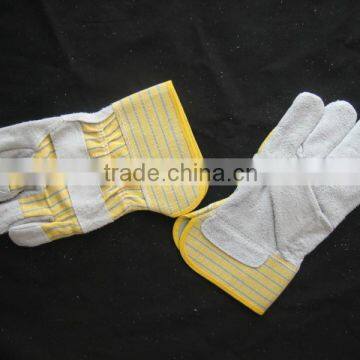 Cow split leather full palm leather working glove