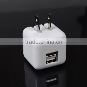 ETL Certified 5V 2.1A Super Mini Dual USB Travel Charger With Foldable US Plug for IPhone 6S 6Plus 5S photo-6