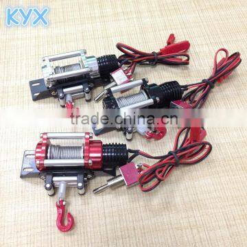 Billet Machined Power Winch for rc Car Scale 1/10 Silver photo-5