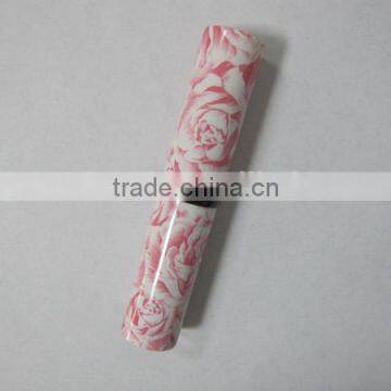 Rose printing handle hot sale cosmetic brush retractable brush