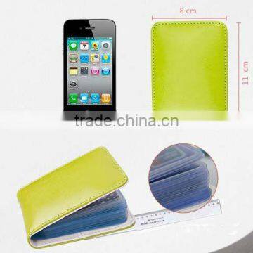 2015 Newest pu leather card holder