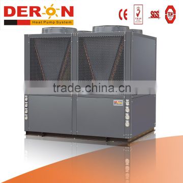 r134a refrigerant deron high cop air source high temperature heat pump with copeland scroll compressor made in China