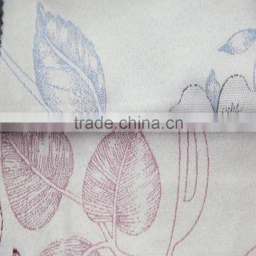 New Country Style 100% Polyester Jacquard Fabric Hotel Curtains