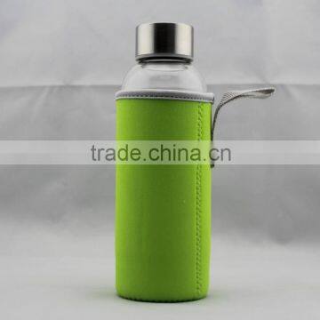 2015 New 450ml Glass Bottles with Tea Filter