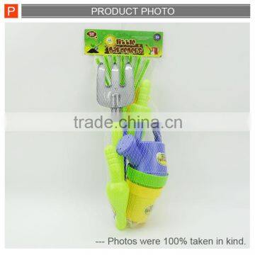 Funny Plastic Pretend Play Kids Garden Tools Set Toys photo-5