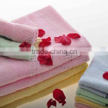 Good feeling very soft bamboo fiber towel/clean towel