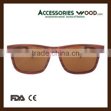 2016 Wood Sunglasses With Polarized and Coating Lenses High Quality Wood Eyewear photo-3