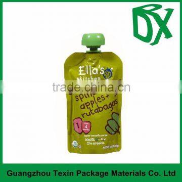China supplier food grade material bag pouch sauce stand up pouches / stand up spout bags