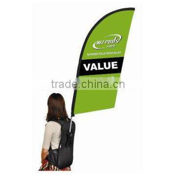China Patent Combination Walking Backpack Billboard Flag Banner