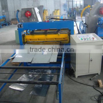 Simple slitting and cut to length machine for pre-painted and galvanized steel sheet