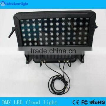 DMX RGB LED flood light indoor outdoor 144W LED wall washer light