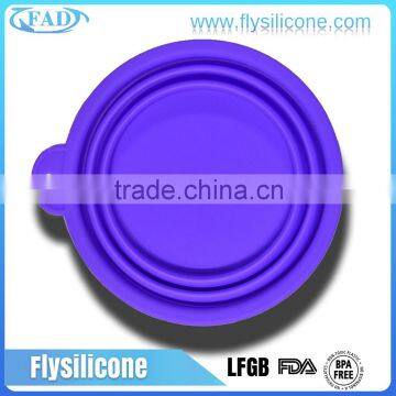 BPA Free Collapsible Silicone Pet Travel Bowl Printing Logo Dog Bowl photo-3