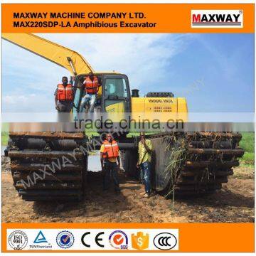 Wearable Steel Chains for Volvo Amphibious Excavator , 40Cr Steel Material, MAXWAY Machine Company photo-6