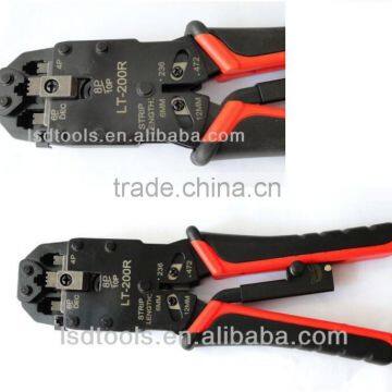 LSDbrand LT-200R RJ10 RJ11 RJ12 Modular Plug Crimping Amp Network Tool for Rj45 Keystone Jack Network Hand Tools Crimper photo-3