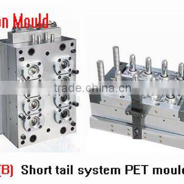 short tail gate PET preform mould