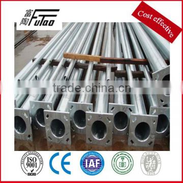 2015 galvanized the best road lighting steel poles