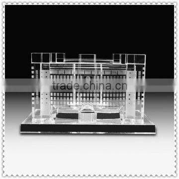 Fancy Crystal Clear Building Model For Company Collection