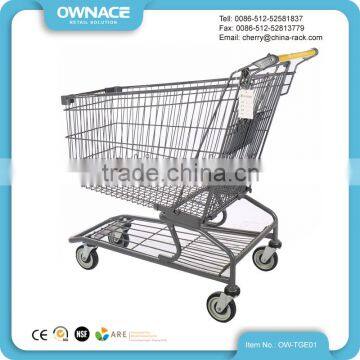 180L Metal Supermarket German Shopping Trolley photo-3