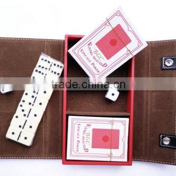 Customized Leather Storage Bag for Poker Game Amusing Entertainment Equipment photo-4