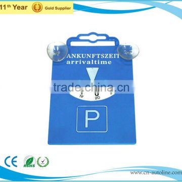 Hot sell car parking disc with 2pcs coins