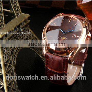 New trend fashion men watches leather watches special mens leather watches