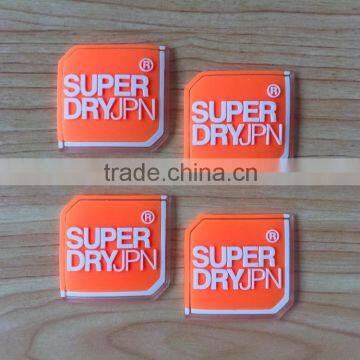 Wholesale durable PVC ,silcone rubber label for trademark