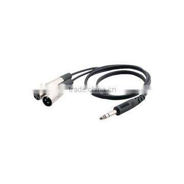 1/4'' Stereo Male to 1 XLR Male and XLR