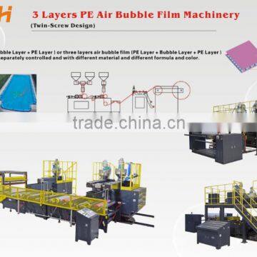 Ztech Professional Manufacturer of 3 Layers Air Bubble Film Machine