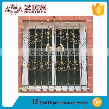 Factory custom wrought iron window grills design