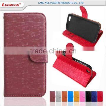 wallet style diamond pattern flip leather mobile case cover for oppo r2001 neo 7 f1