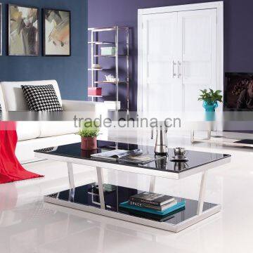 Stainless steel living room center table coffee table