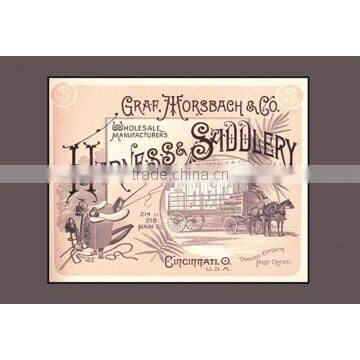 Graf, Morsbach and Co. Harness and Saddlery 20x30 poster