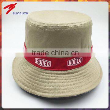 Reversible double sides 100% Cotton twill bucket hat