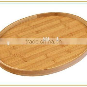 Egg Shape Ellipse Bamboo-made Sushi Tray photo-2
