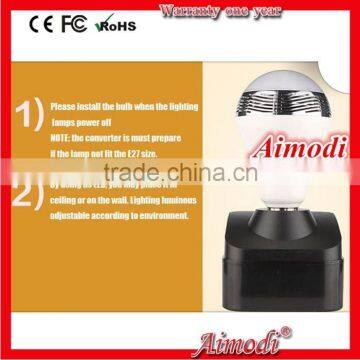 New disign lamp speaker,popular LED light bulb speaker with bluetooth