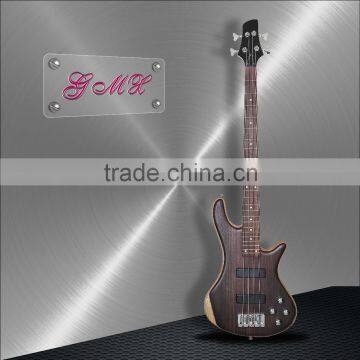 basswood body 4 string electric bass guitar