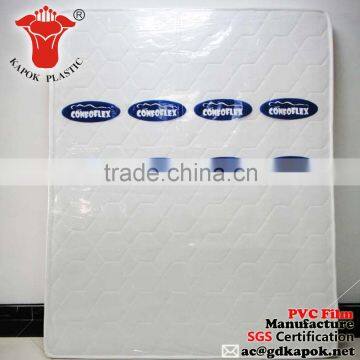 printed mattress pvc film-put your LOGO on transparent pvc film