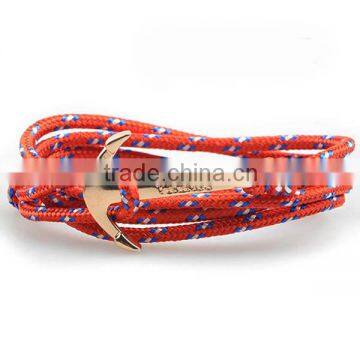 Wholesale Survival Golden Anchor Design Paracute Bracelet photo-2
