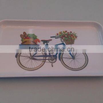 2015 new style melamine small serving tray