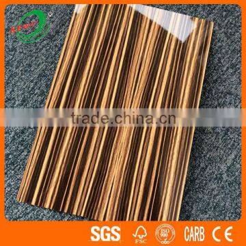 High End Wood Grain UV Coated Waterproof MDF Sheets